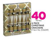 6 Pack Christmas Crackers-Per Pack