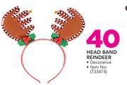 Head Band Reindeer
