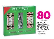 18 Pack Christmas Crackers Part Pack-Per Pack