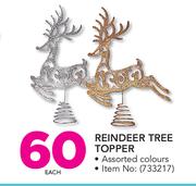 Reindeer Tree Topper-Each