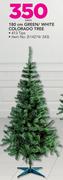 Santa's Trading 180cm Green/White Colorado Tree-Each