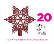 Tree Topper Red