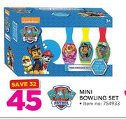 Paw Patrol Mini Bowling Set