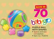Babygro Puzzle Ball With Shapes