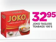 Joko Tagless Teabags 100's Pack