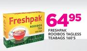 Freshpak Rooibos Tagless Teabags 160's