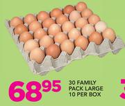 30 Family Pack Large-10 Per Box