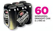 Windhoek Draught Can-6x440ml