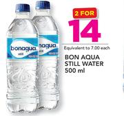 Bon Aqua Still Water-2x500ml 