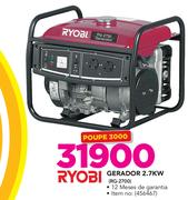 Ryobi gerador 2.7kw(RG-2700)