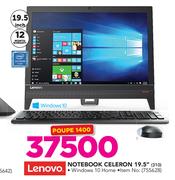 Lenovo notebook celeron 19.5"