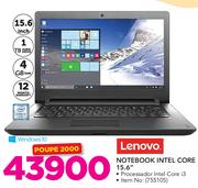 Lenovo notebook intel core 15.6"