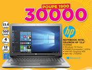 HP notebook intel celeron HP 15.6"