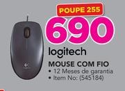 Logitech mouse com fio