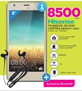 Hisense Telemovel de Dois Cartões Infinity U962 + Auriculares Bluetooth