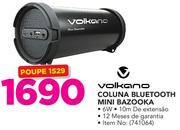 Volkano Coluna Bluetooth Mini bazooka