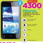 Hisense Telemovel de Dois Cartões Glory U601S