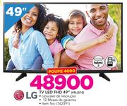 LG TV LED FHD 49" 49LJ510