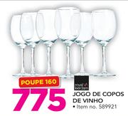 Royal leerdam jogo de copos de Vinho