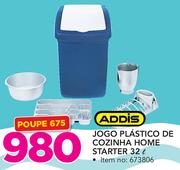 Addis 32Ltr jogo Plastico de Cozinha Home Starter