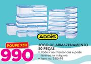 Addis 50 peças Jogo de armazenamento