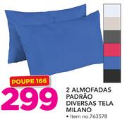 2 Almofadas Padrão Diversas tela Milano 