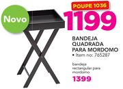 Bandeja rectangular para mordomo