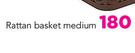 Formosa rattan basket medium