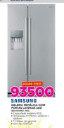 Samsung geladeira metalica com portas laterais 660 ltr(RSA1RTMG1 XFA)