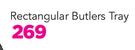 Rectangular Butler Tray