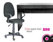 Cuba Typist Chair Black