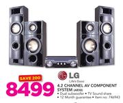 LG 4.2 Channel AV Component System ARX8