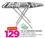 The Laundry House 92cm Ironing Board