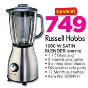 Russell Hobbs 1000W Satin Blender RHB315