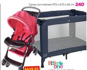 Camp Cot Mattress-970X670X60cm