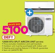 Logik 12000BTU Split Aircon Unit AH12H2