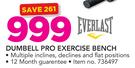Everlast Dumbell Pro Exercise Bench