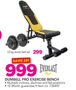 Everlast Dumbell Pro Exercise Bench