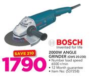Bosch 2000W Angle Grinder GWS 20-230