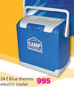 Camp Master 24Ltr Blue Thermo Electric Cooler