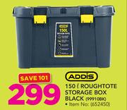 Addis 150Ltr Roughtote Storage Box Black 99910BK