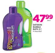 Satiskin Bubble Bath Assorted-2Ltr