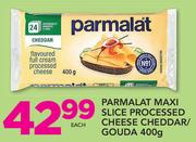Parmalat Maxi Slice Processed Cheese Cheddar/Gouda-400g Each