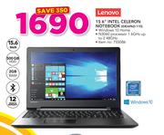 Lenovo 15.6" Intel Celeron Notebook IDEAPAD 110