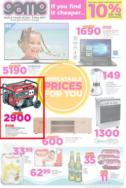 Game Ghana : Unbeatable Prices For You (25 Oct - 8 Nov 2017), page 1