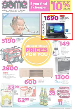 Game Ghana : Unbeatable Prices For You (25 Oct - 8 Nov 2017), page 1