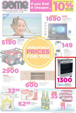 Game Ghana : Unbeatable Prices For You (25 Oct - 8 Nov 2017), page 1