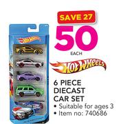 Hot Wheels 6 Piece Diecast Car Set