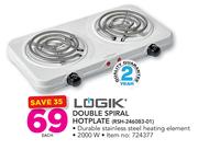 Logik Double Spiral Hotplate RSH-246083-01