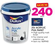 Dulux 20Ltr Acrylic PVA Paint
